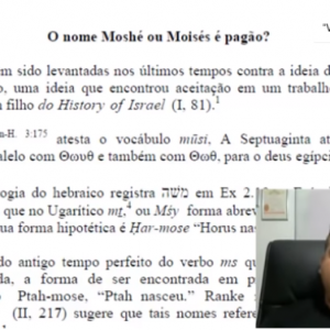 O nome Moisés é pagão ?