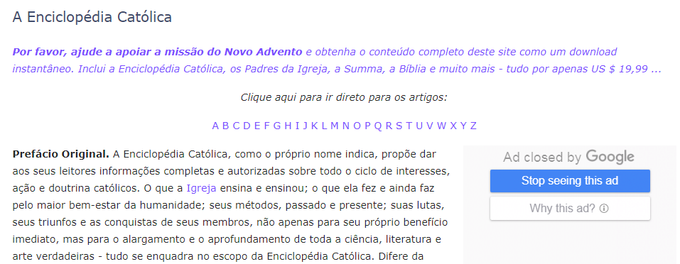 No momento você está vendo Enciclopédia Católica.