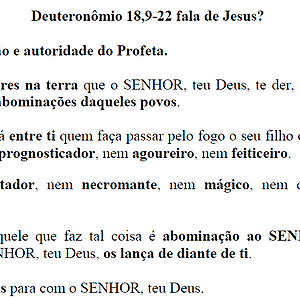 O profeta que Deus levantaria de Deuteronômio 18 é Jesus?