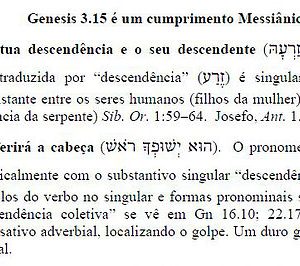 Gênesis 3:15 fala sobre Jesus?
