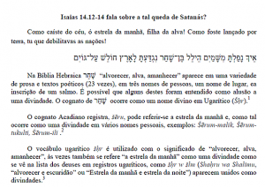 Isaias 14--12-14 se aplica a queda de Satanás 10