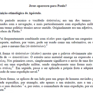 Jesus apareceu para Paulo no caminho de Damasco?