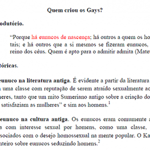 Deus é contra os Gays? Jesus era homofóbico?