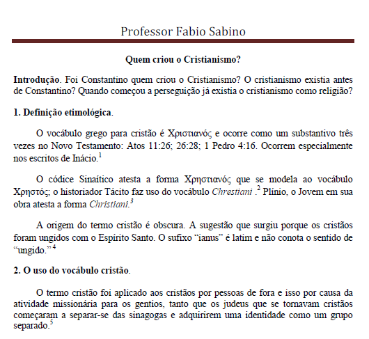 No momento você está vendo Quem criou o Cristianismo?